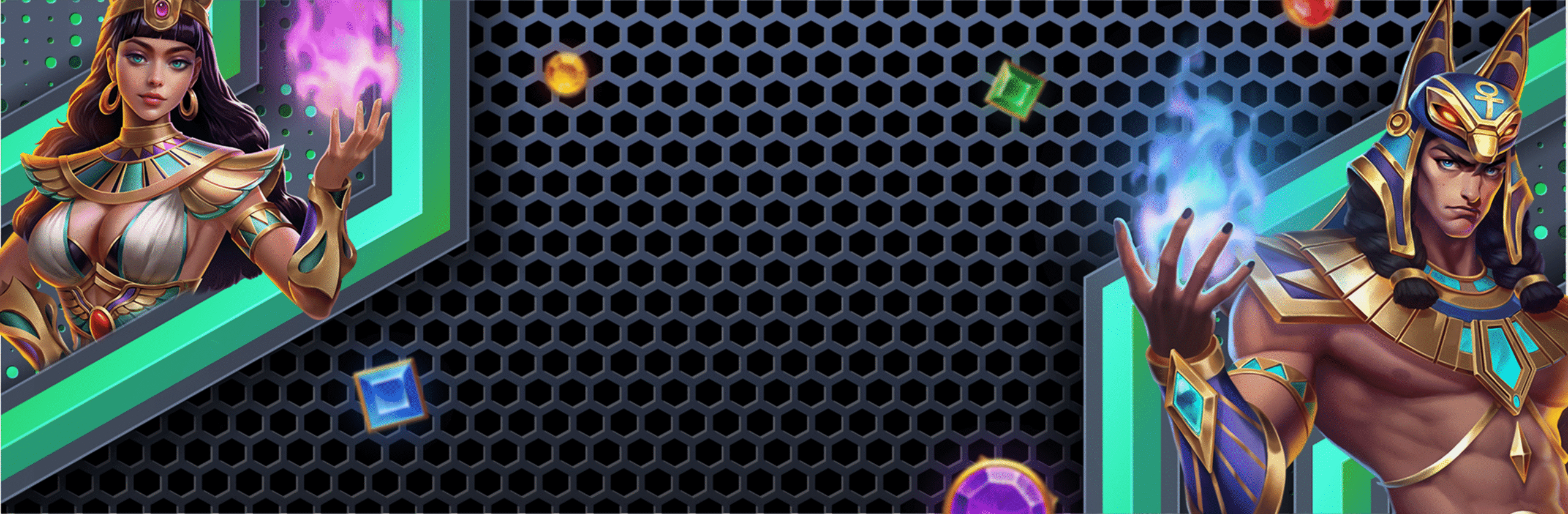 賽特2 遊戲橫幅背景｜戰神與女神聯手覺醒力量