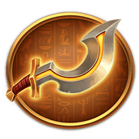 賽特2 黃金彎刀符號｜勇氣與勝利的象徵