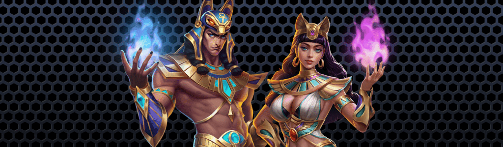 賽特2 懶人包頁尾橫幅|男女神角色主題設計