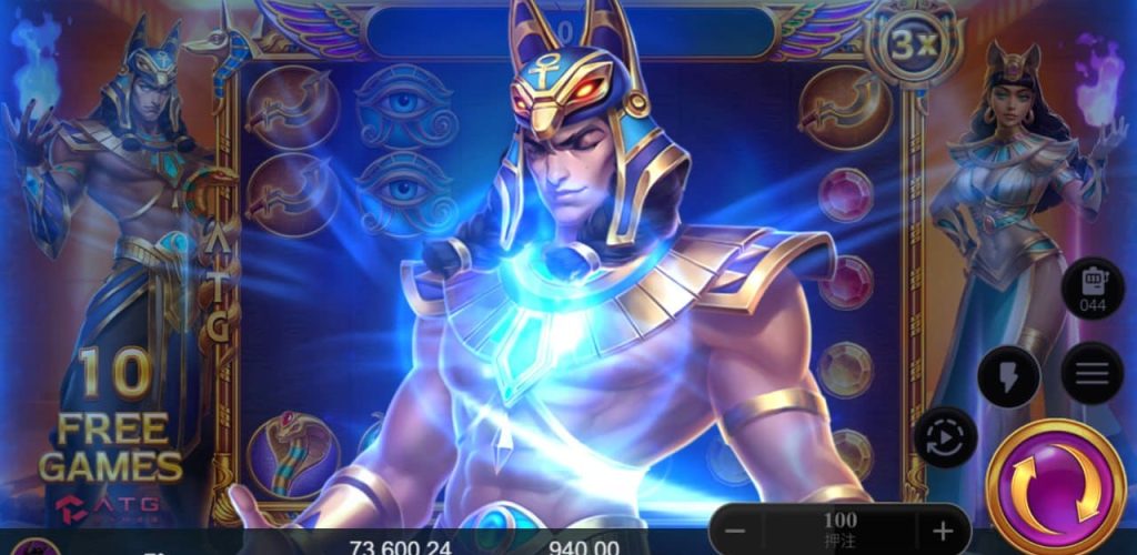 AT99娛樂城《賽特2》遊戲畫面,戰神賽特釋放覺醒能量,啟動10次免費遊戲模式。 賽特2 覺醒之力|戰神能量爆發,開啟黃金免費遊戲